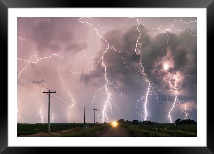 The Perfect Storm  Framed Mounted Print by John Finney