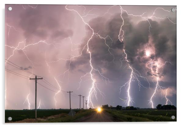 The Perfect Storm  Acrylic by John Finney