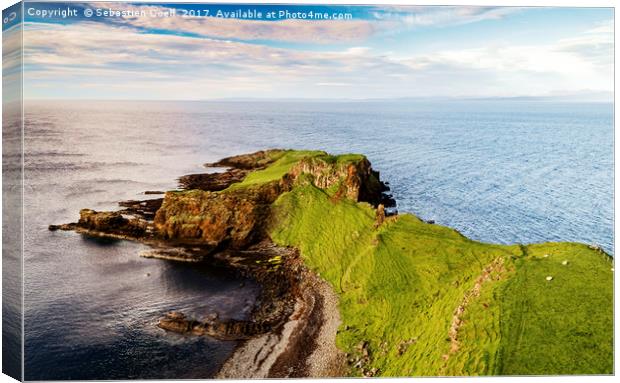 Brothers point on the Isle of Skye Canvas Print by Sebastien Coell