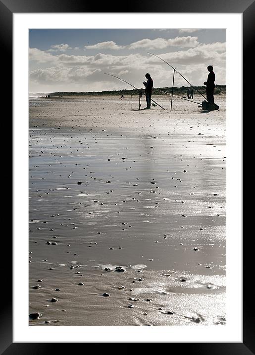 Fishing Framed Mounted Print by Stephen Mole