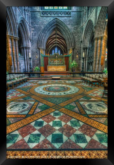Chester Cathedral  Framed Print by Ian Mitchell