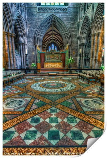 Chester Cathedral  Print by Ian Mitchell