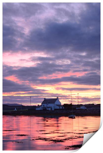 Sunset at Clachnaharry Print by Macrae Images