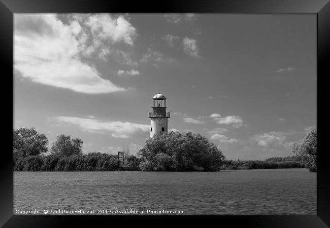 Abandoned Lighthouse Framed Print by Paul Piciu-Horvat