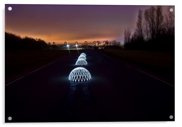 Circles of light Acrylic by Garry Quinn