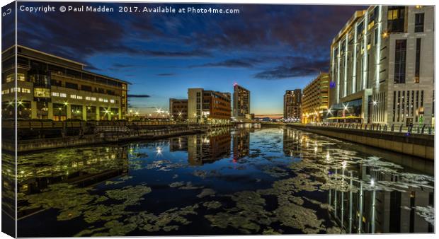 Princes Dock - Liverpool Canvas Print by Paul Madden