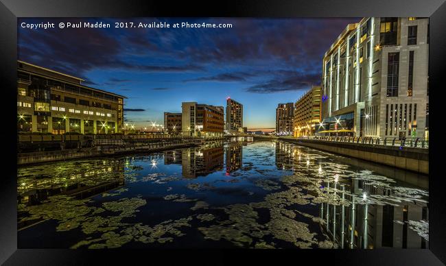 Princes Dock - Liverpool Framed Print by Paul Madden