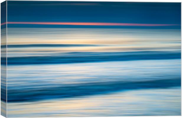Cool blue of the North Sea Canvas Print by Andrew Kearton