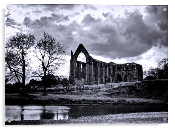 Bolton Abbey Acrylic by David McCulloch