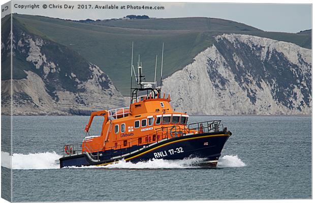 RNLB Earnest and Mabel Canvas Print by Chris Day