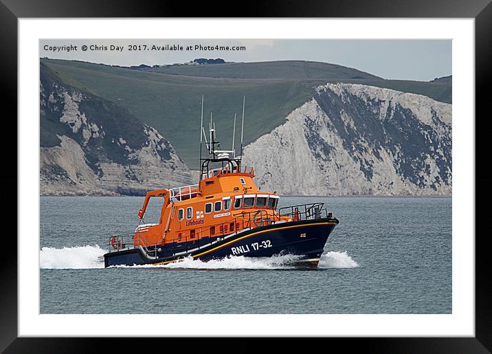 RNLB Earnest and Mabel Framed Mounted Print by Chris Day