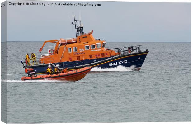 RNLB Earnest and Mabel and Phyl Clare 3 Canvas Print by Chris Day