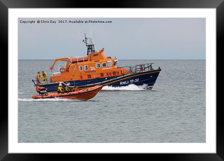 RNLB Earnest and Mabel and Phyl Clare 3 Framed Mounted Print by Chris Day