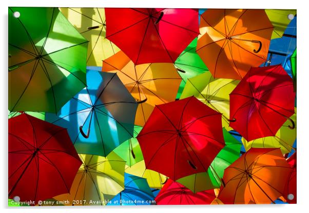 Under my Umbrella  Acrylic by tony smith
