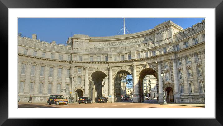 Admiralty Arch Framed Mounted Print by David French