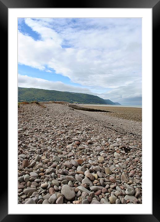 Porlock Beach Framed Mounted Print by graham young