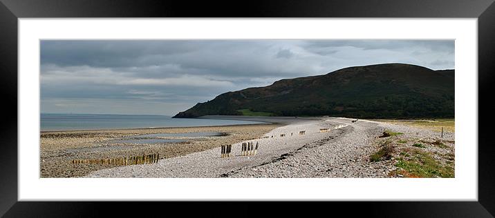 Porlock Beach and Hurlestone Point, Somerset Framed Mounted Print by graham young