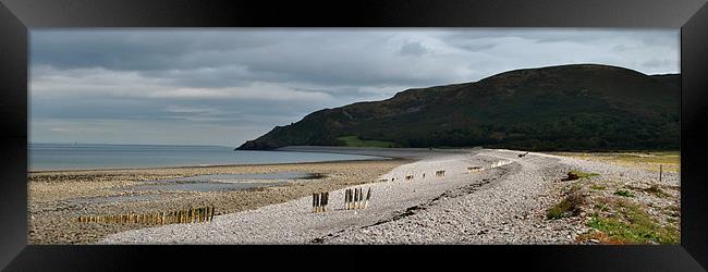 Porlock Beach and Hurlestone Point, Somerset Framed Print by graham young