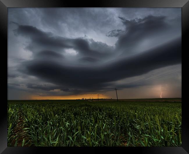 Colorado Thunderstorm  Framed Print by John Finney