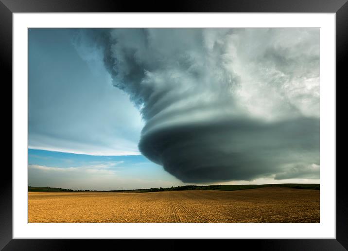 Racing the Storm Framed Mounted Print by John Finney