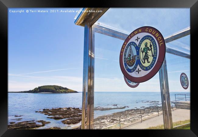 Looe Town Council Framed Print by Terri Waters
