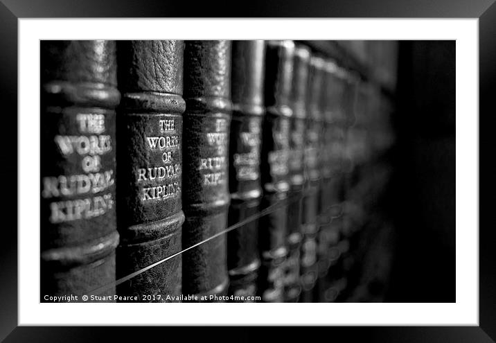 Kipling wrote exceedingly good books..... Framed Mounted Print by Stuart Pearce