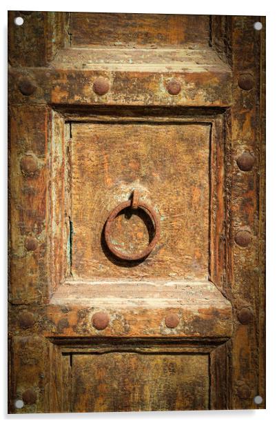 Old door  Acrylic by chris smith