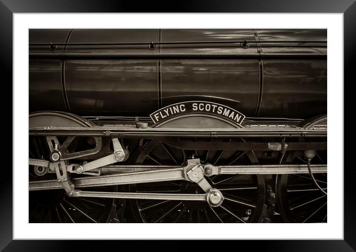 60103 Flying Scotsman Framed Mounted Print by David Oxtaby  ARPS
