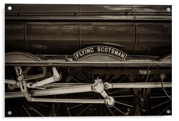 60103 Flying Scotsman Acrylic by David Oxtaby  ARPS