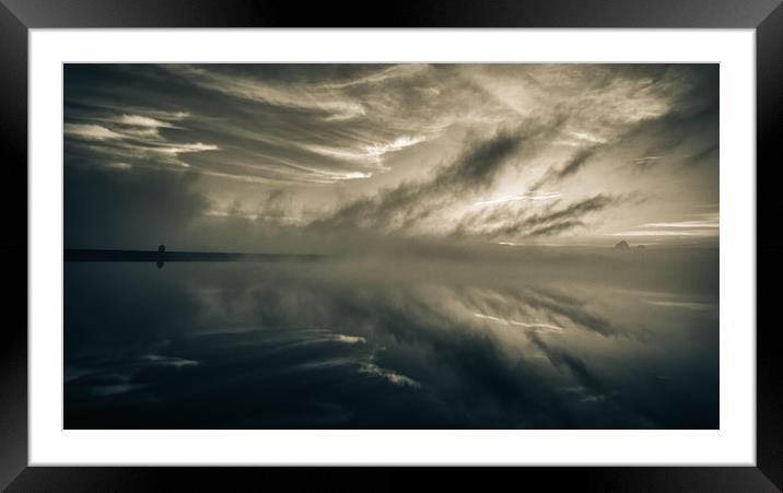 Reservoir Fogs  Framed Mounted Print by chris smith