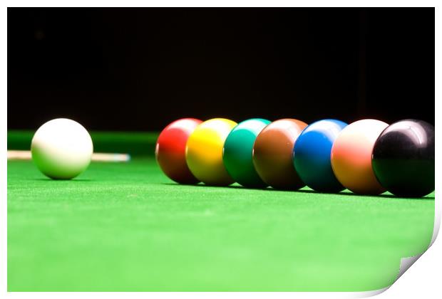 Snooker  Print by chris smith