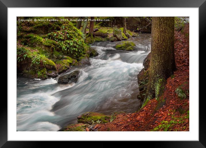 Spring Zen Framed Mounted Print by Jenny Rainbow