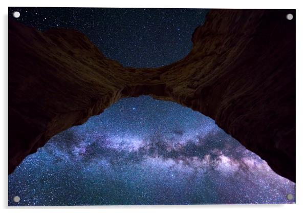 The Milkyway and the Arch  Acrylic by John Finney