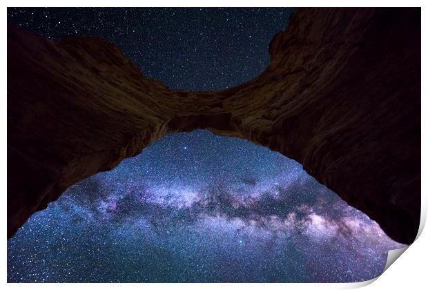 The Milkyway and the Arch  Print by John Finney