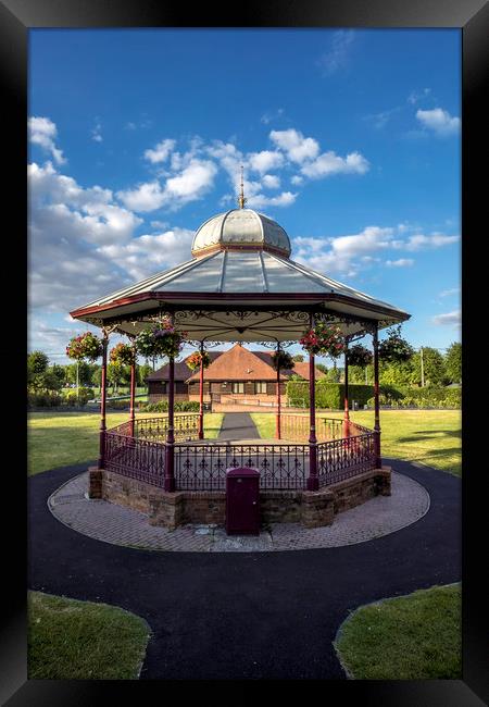 Newbury Victoria park bandstand Framed Print by Tony Bates
