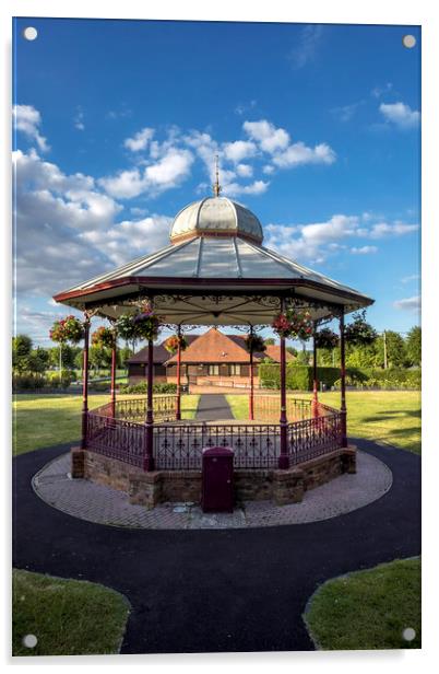 Newbury Victoria park bandstand Acrylic by Tony Bates