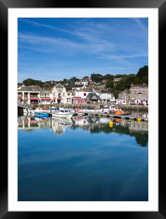 Padstow Harbour Cornwall England UK  Framed Mounted Print by chris smith