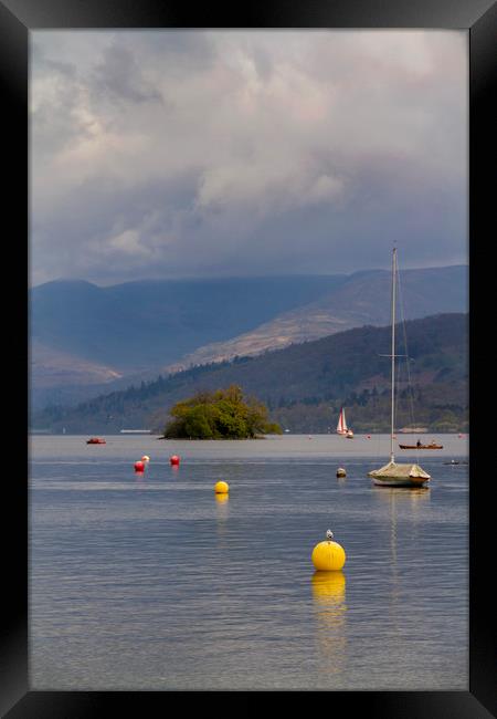 Lake Windermere  Framed Print by chris smith