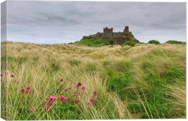 Bamburgh Castle  Canvas Print by chris smith