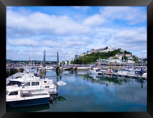 Magnificent Torquay Harbour Framed Print by Beryl Curran