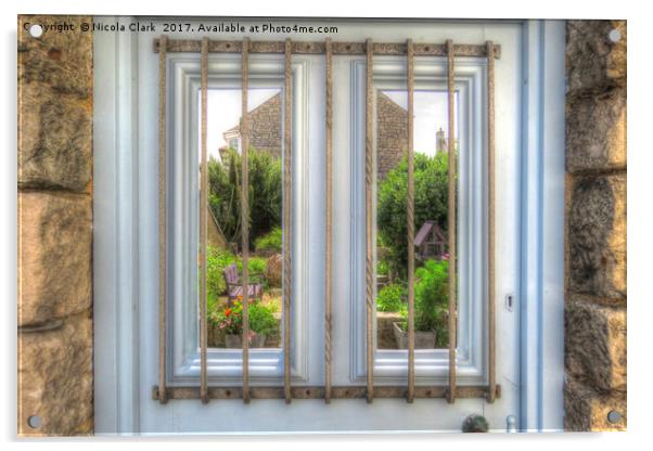 Door To The Garden Acrylic by Nicola Clark