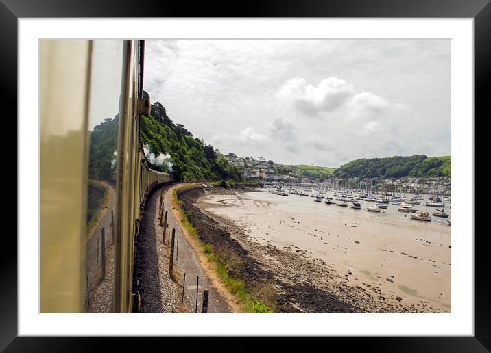 Coming in to Dartmouth Framed Mounted Print by Andy Heap