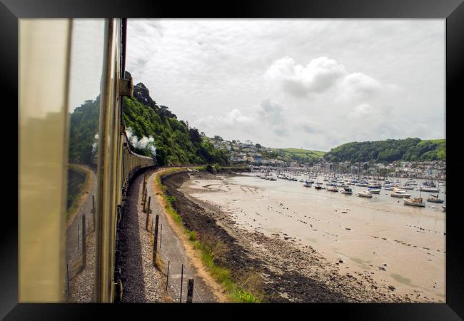 Coming in to Dartmouth Framed Print by Andy Heap