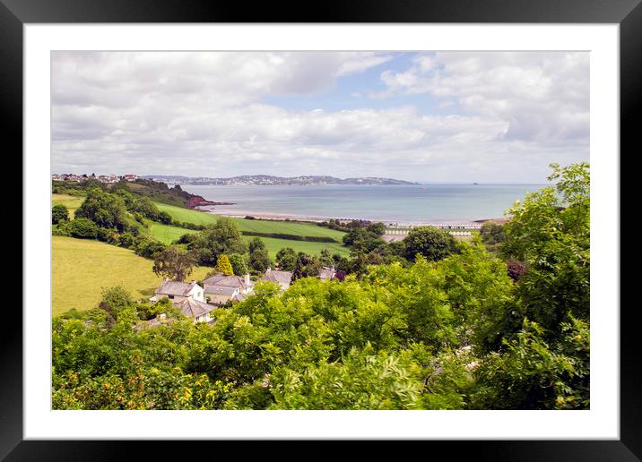 Torbay from the Train Framed Mounted Print by Andy Heap