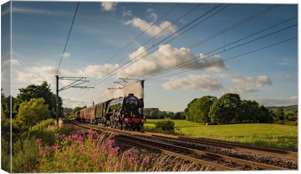 Flying Scotsman  heading to York Canvas Print by David Oxtaby  ARPS