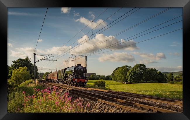 Flying Scotsman  heading to York Framed Print by David Oxtaby  ARPS