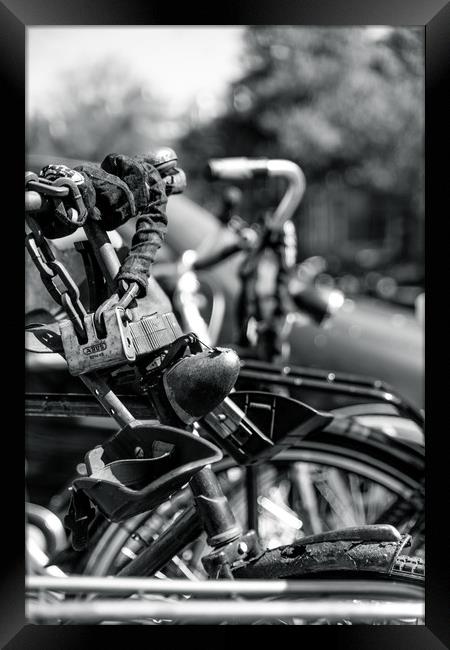 Rusty bike Framed Print by Gary Finnigan
