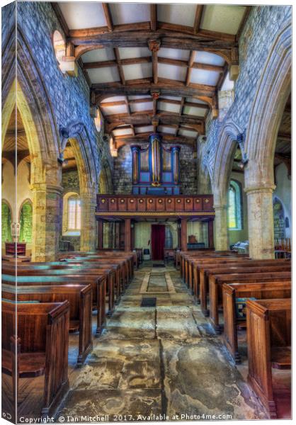 St Marys and St Nicholas Church  Canvas Print by Ian Mitchell