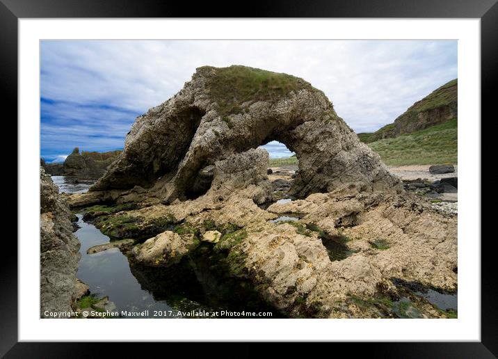 Small Arch Framed Mounted Print by Stephen Maxwell