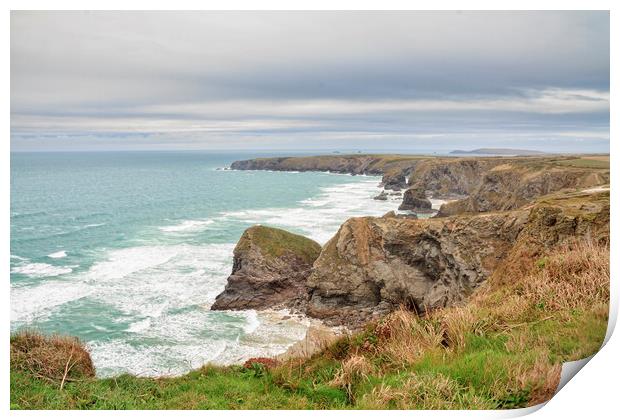 Bedruthan Steps  Print by chris smith